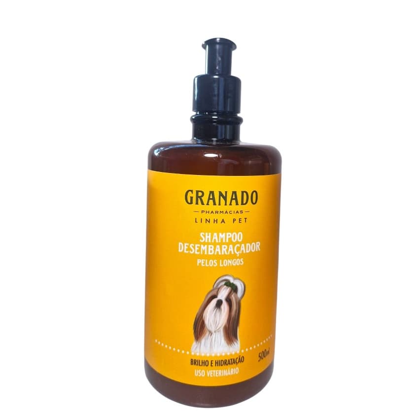 Shampoo Pet Granado Desembaraçador Pelos Longos 500ml