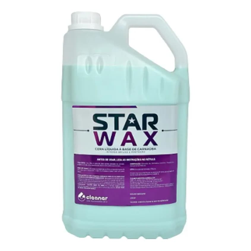 Star Wax Cera Limpadora E Protetora Concentrada 5 Litros