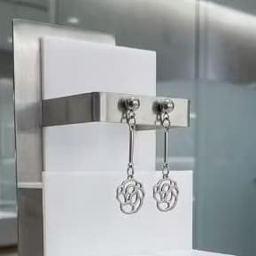 Brinco de pingente aço inox brinco feminino
