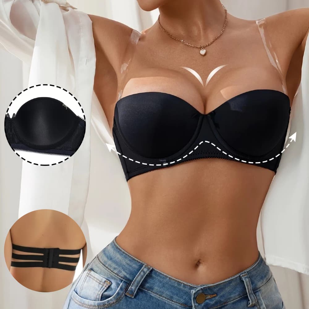 Sutiã Top Tomara Q Caia com Bojo Sutien 3 Tiras Atrás Reforçado Confortável dia a dia moda íntima