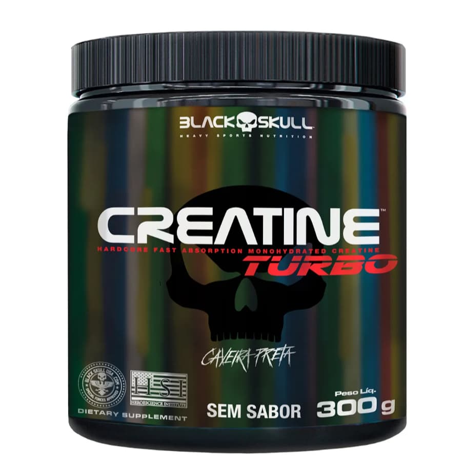 Creatina Turbo 300g - Black Skull