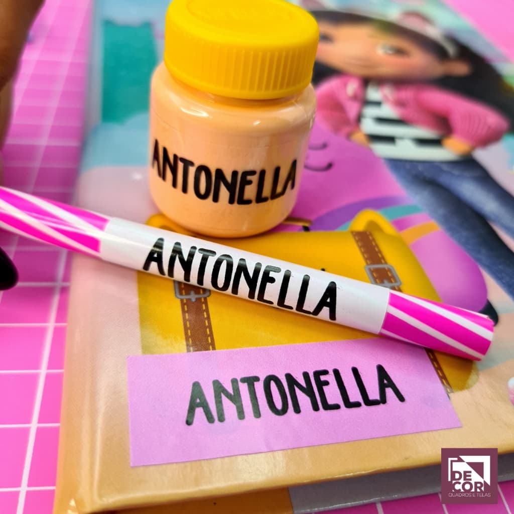 150 Etiquetas Escolares Personalizadas Volta às Aulas 5x2cm