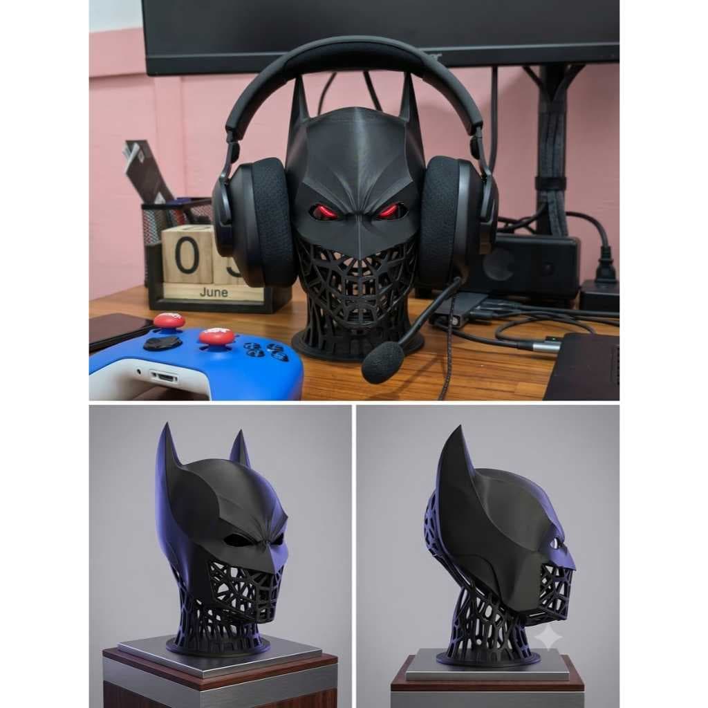 ✨ Suporte para Headfone Batman – Impresso em 3D | Decoração Gamer e Geek
