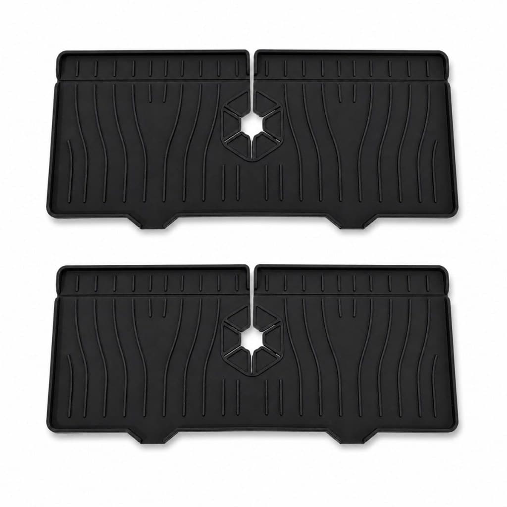 Kit 2 Tapete Escorredor Pia Bancada Cozinha Louça Água Protetor Silicone Com Furo Torneira