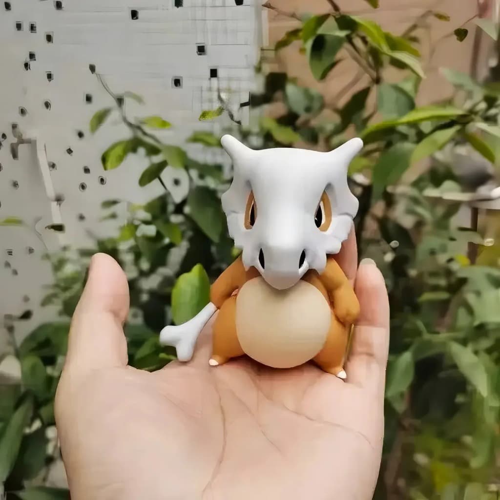Boneco Action Figure Cubone Pokémon 8cm - Colecionável em PVC Qman