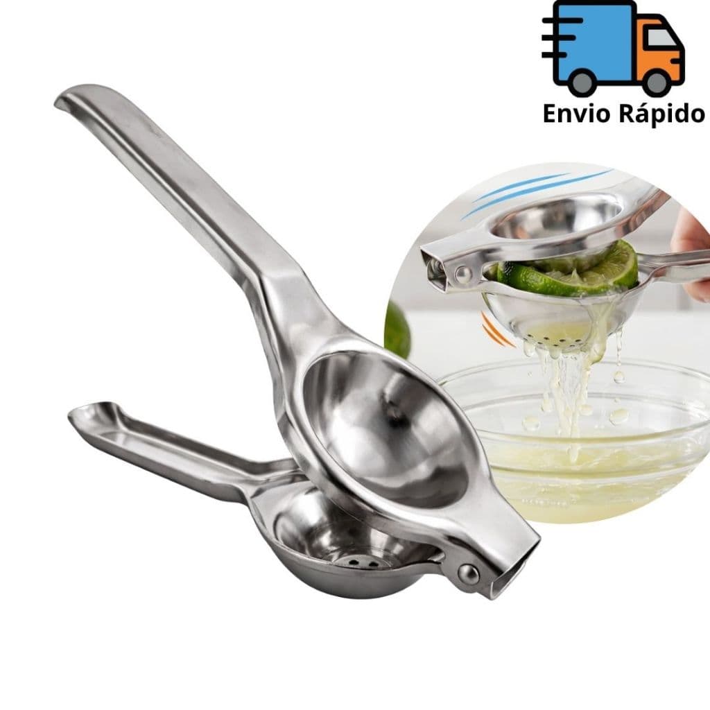 Espremedor de Limão Manual em Aço Inox 20cm Ideal para Cozinha Casa Bar Restaurante
