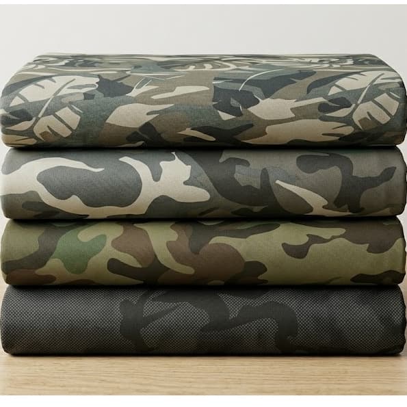 Tecido Brim Camuflado com elastano por metro -1m x 1,60m-Perfeito para a confecção de calças cargo, jaquetas, bermudas