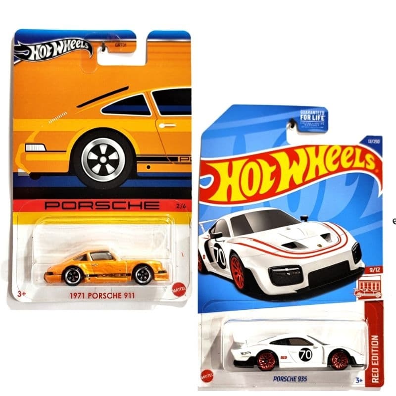 Hot Wheels - Mattel - Carrinho, Porsche 911, GT2 , GT3, Taycan, e outros