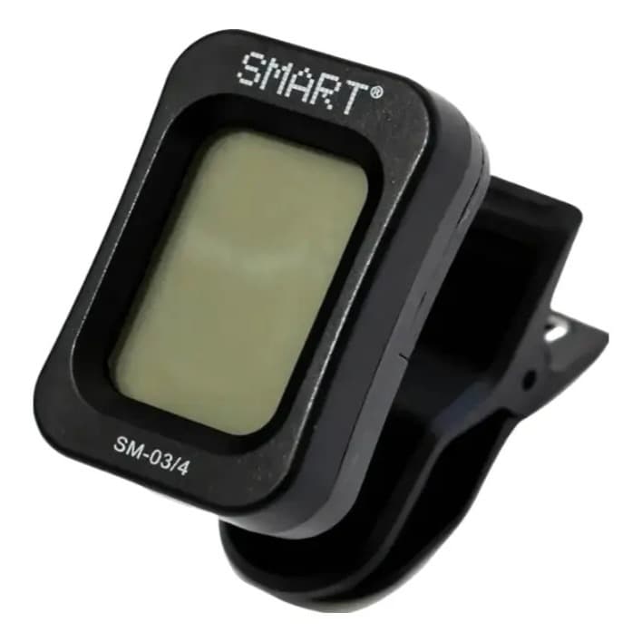 Afinador Digital Cromático Clip - Afinação Precisa e Clip 360°, Tela LCD, Inclui Bateria