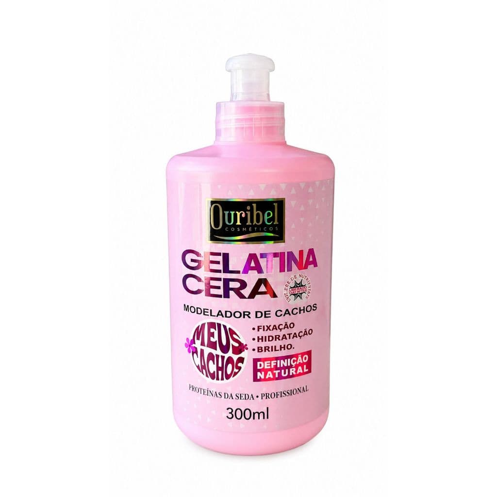 Gelatina Cera Modeladora De Cachos Profissional Ouribel 300g