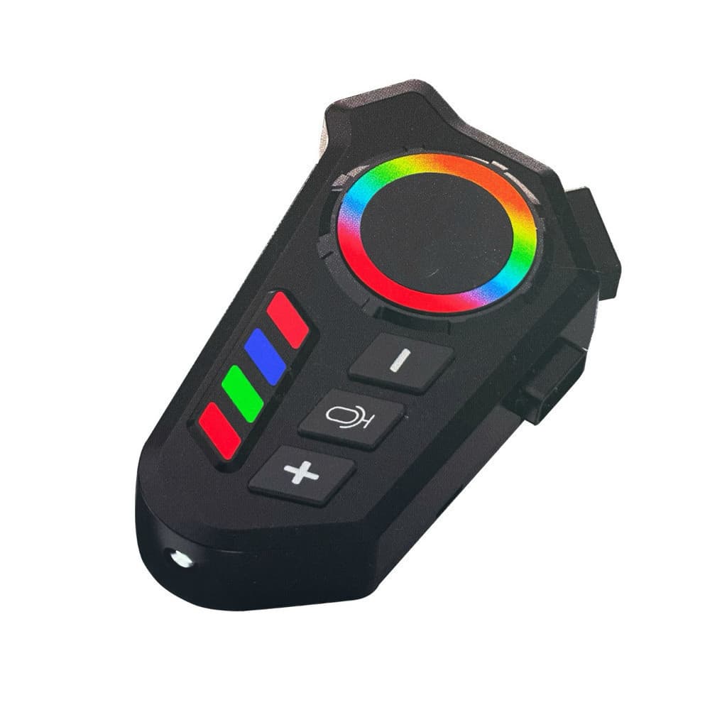 Intercomunicador Bluetooth para Capacete Moto K06 | Fone Sem Fio com Microfone, Comunicação até 300m, Controle por Botõe