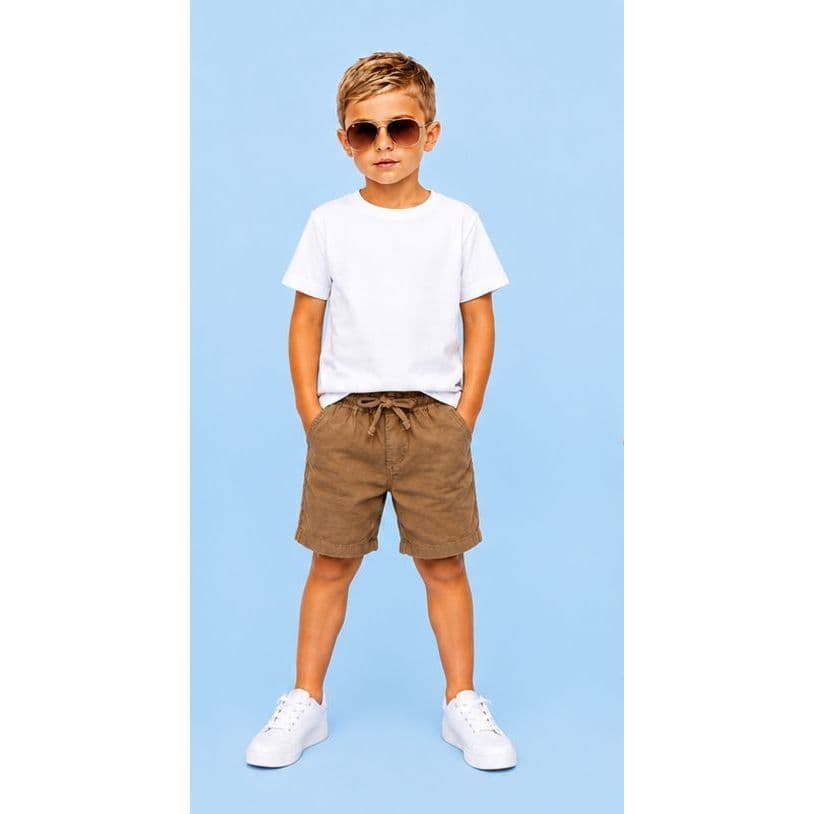Bermuda Para Menino Shorts Sarja Infantil Estiloso e Confortavel e Moderno