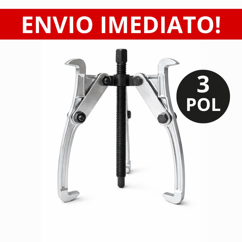 Saca Polia E Rolamentos 3 Garras 3 Polegadas 75mm Roda Motor Engrenagem Extrator Cubo 3 Pontas