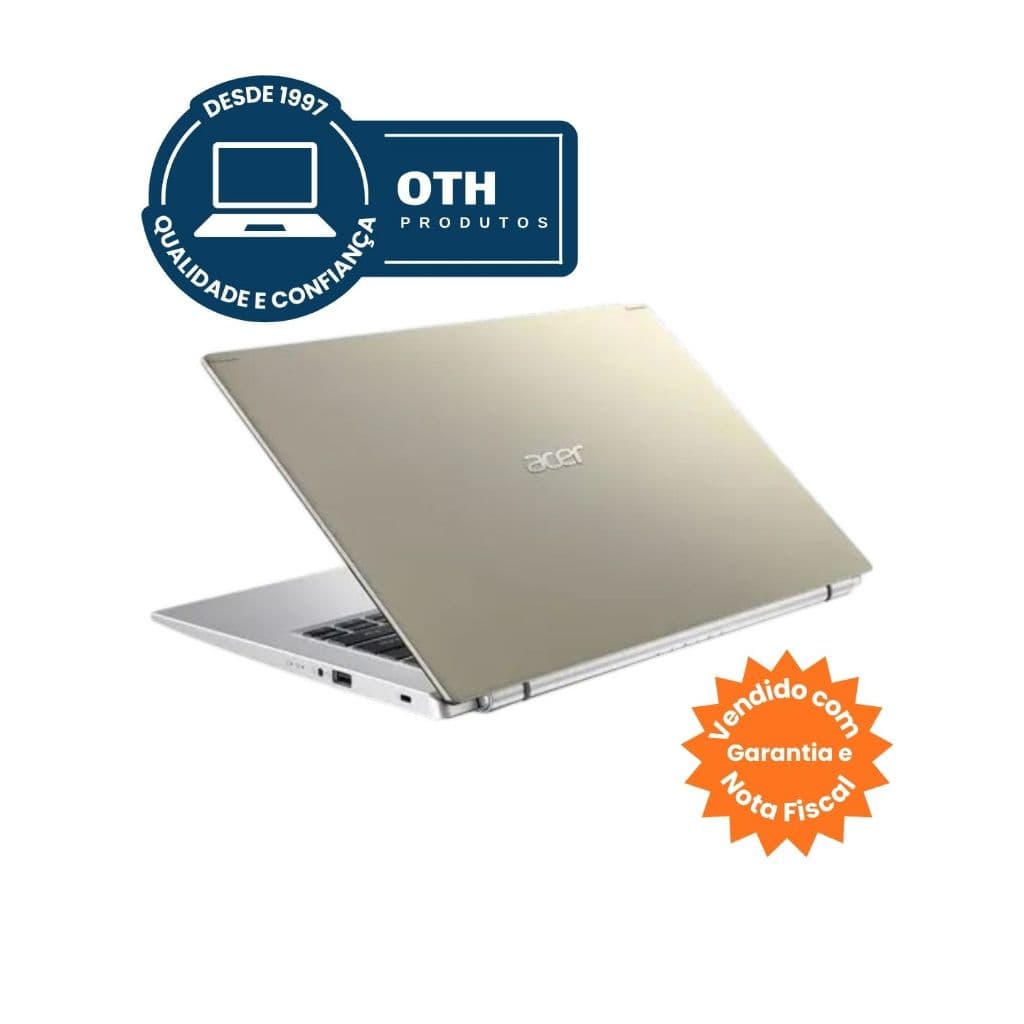 Notebook Acer Aspire 5, Tela 14" Full HD, Intel Core i5 11°Geração, 8GB, SSD-256GB - Usado, NF e Garantia.