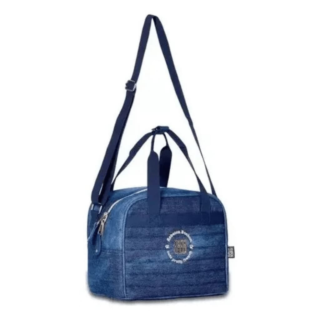 Lancheira Térmica Rebecca Bonbon RB24065 Jeans Original Clio Escolar Feminina Premium