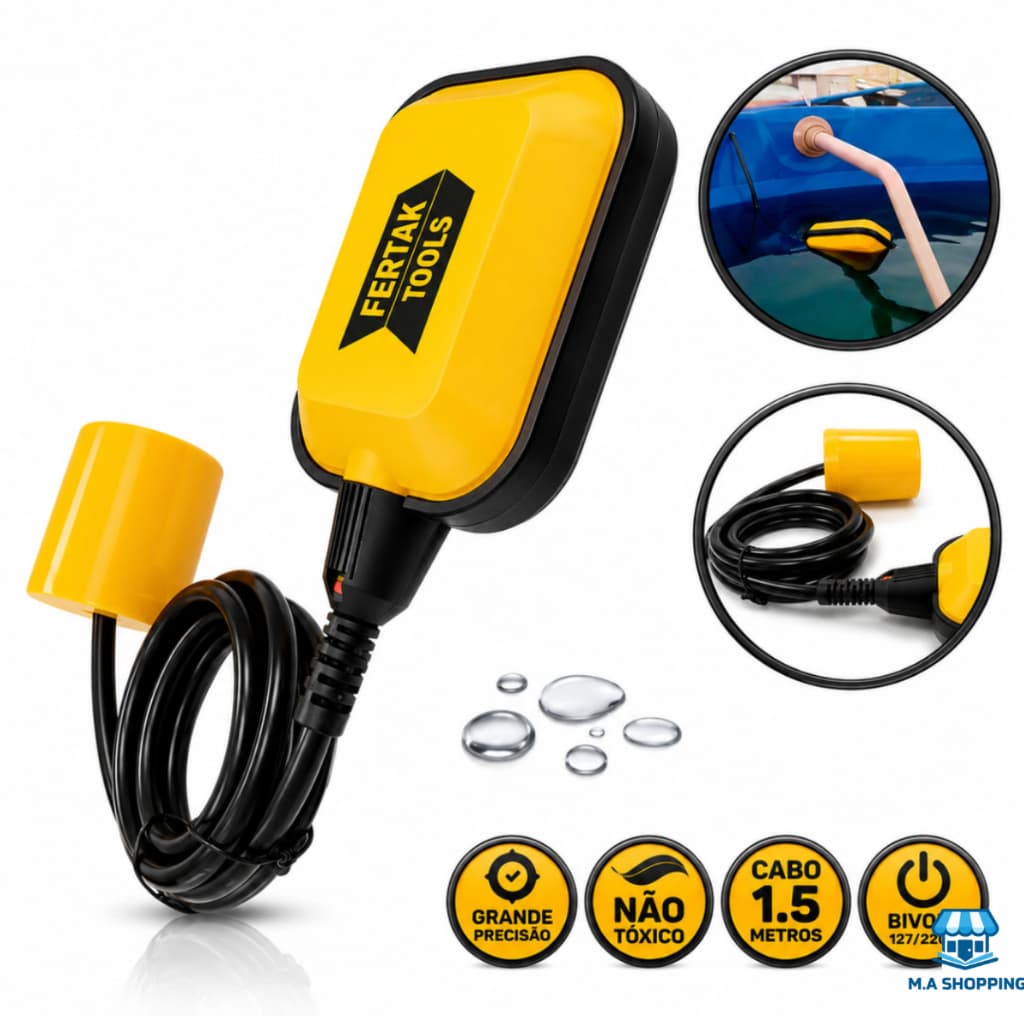 Chave Boia Elétrica Automatica Regulador De Nível 25A 110V/220V Fertak