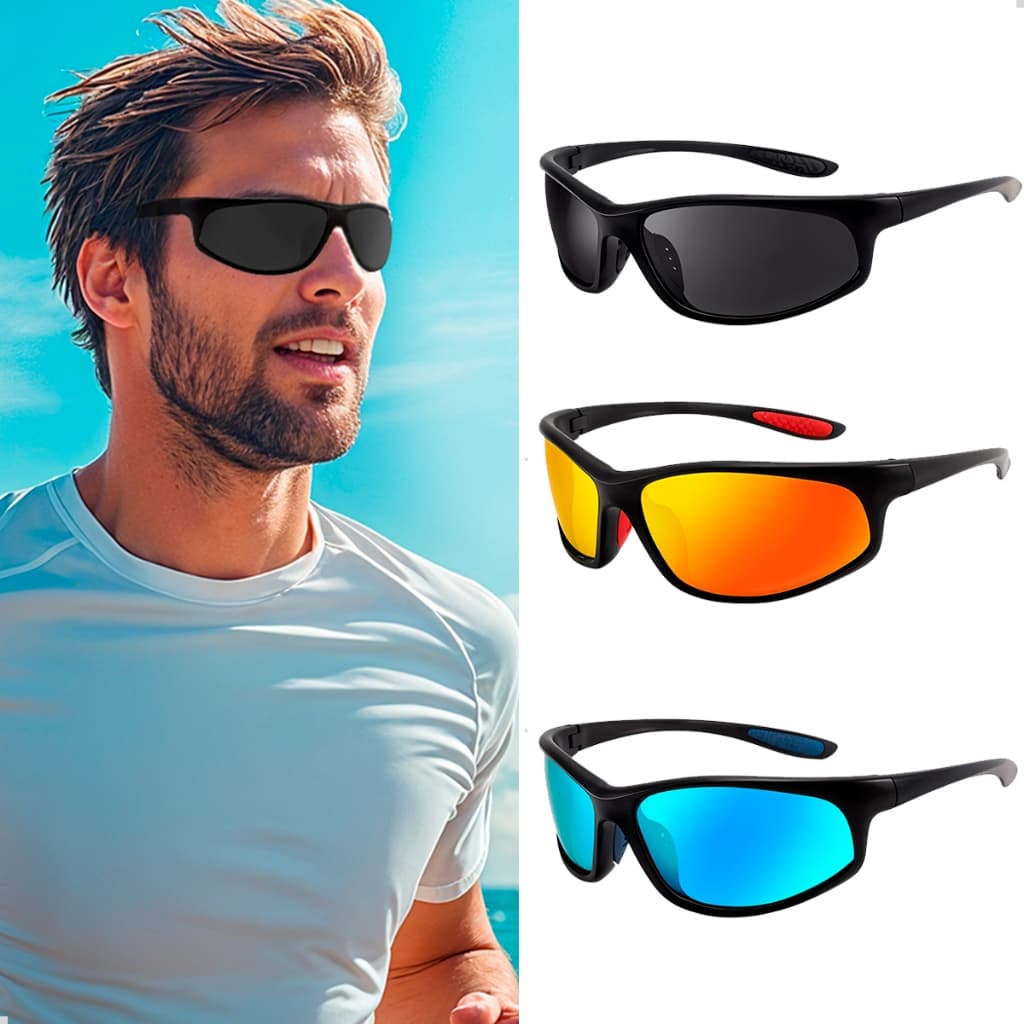 Oculos De Sol Polarizado Masculino Esporte Bike Corrida S0