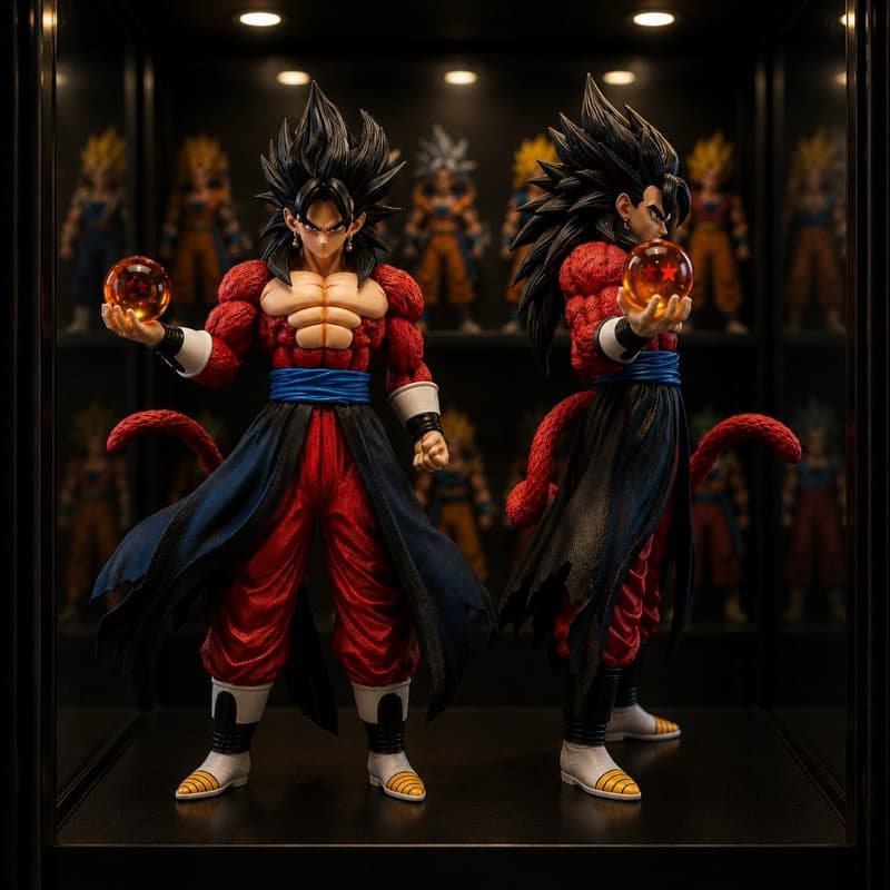 Action Figure Vegetto 29Cm Com Esfera Gogeto Dragon Ball Z Banpresto