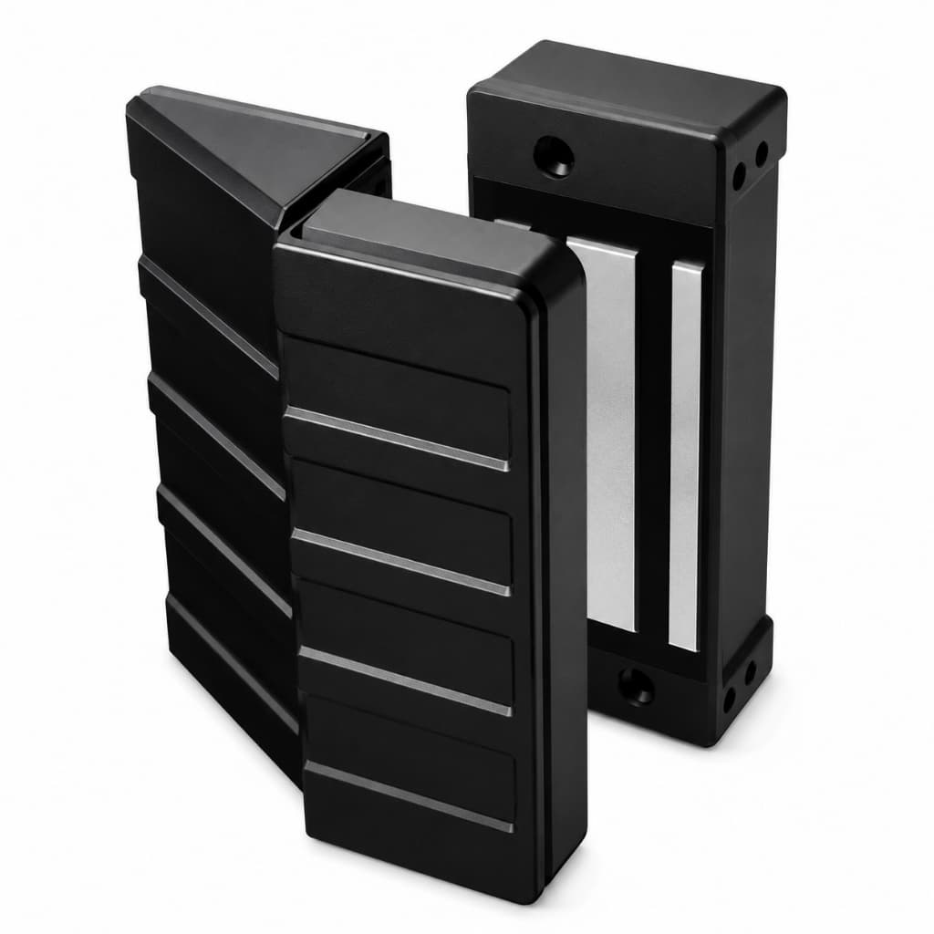 Fechadura Eletroimã de Porta 150Kg Eletromagnética Agl Al150