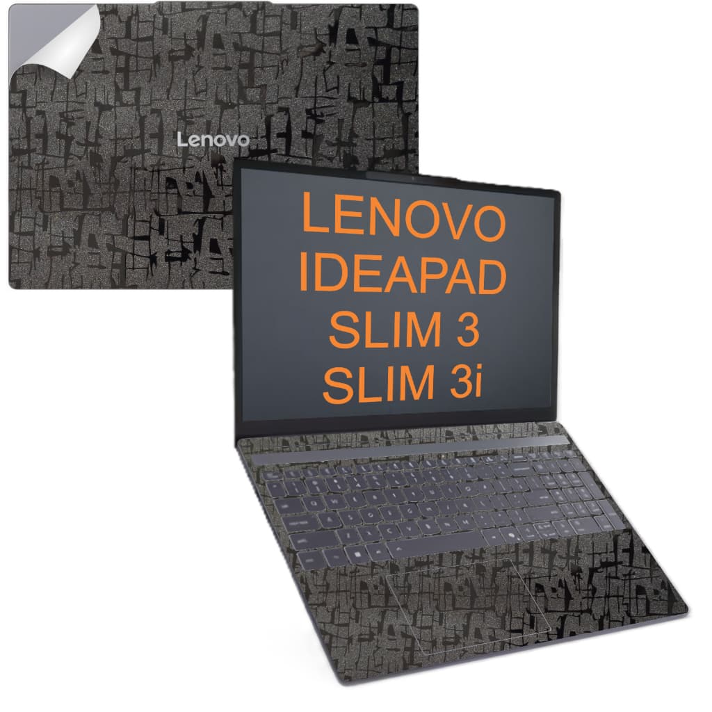 Kit adesivo skin notebook Lenovo Ideapad Slim 3 - 3i recorte tecla a tecla varias cores