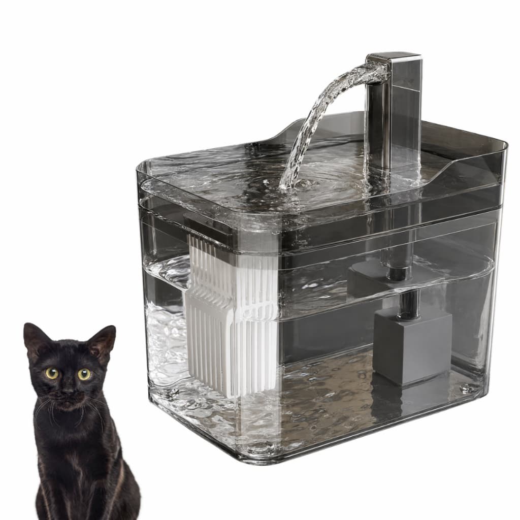 Fonte de Água Super Luxo Para Cães Gatos Bebedouro Design Premium Moderno Pet Capacidade 1,5L Bivolt
