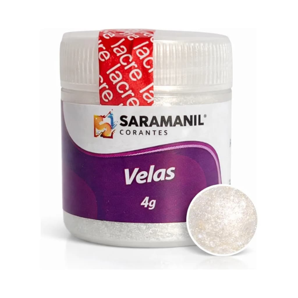Corantes para Velas em Pó Cor Pérola Cintilante 4g Saramanil Óleo Anilina Tingimento Parafina Gel