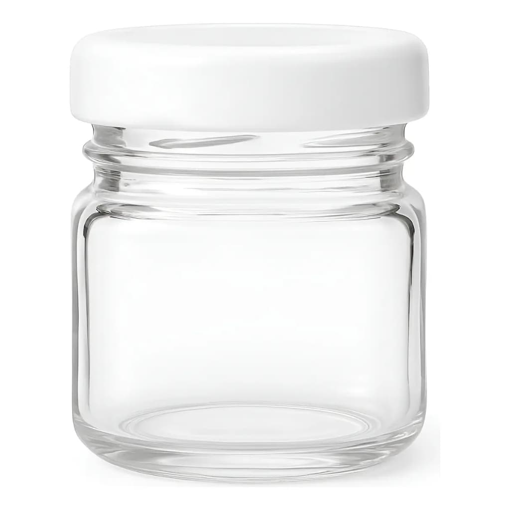 Kit 24x Mini Potinhos De Vidro Redondo 40ml Tampas Metálicas Lembrancinhas Casamento Aniversário