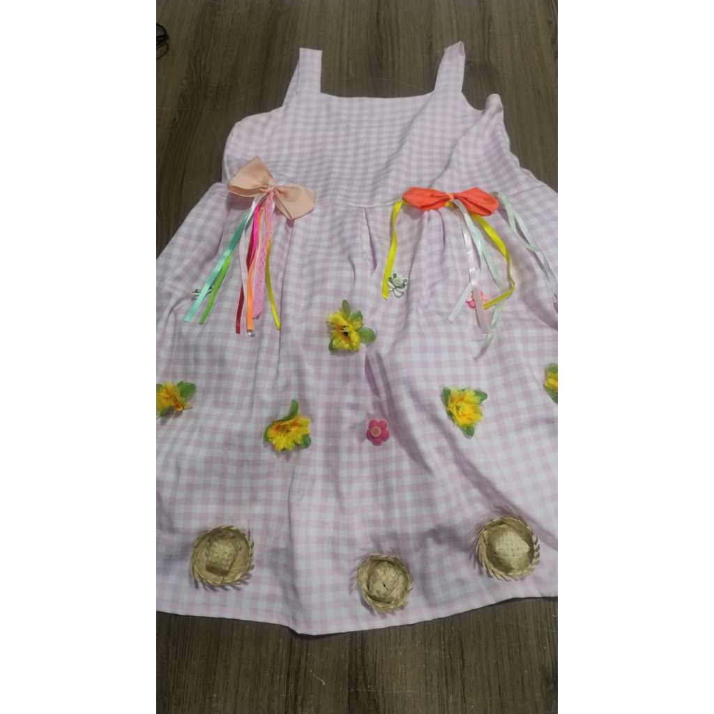 VESTIDO DE FESTA JUNINA DECORADO
