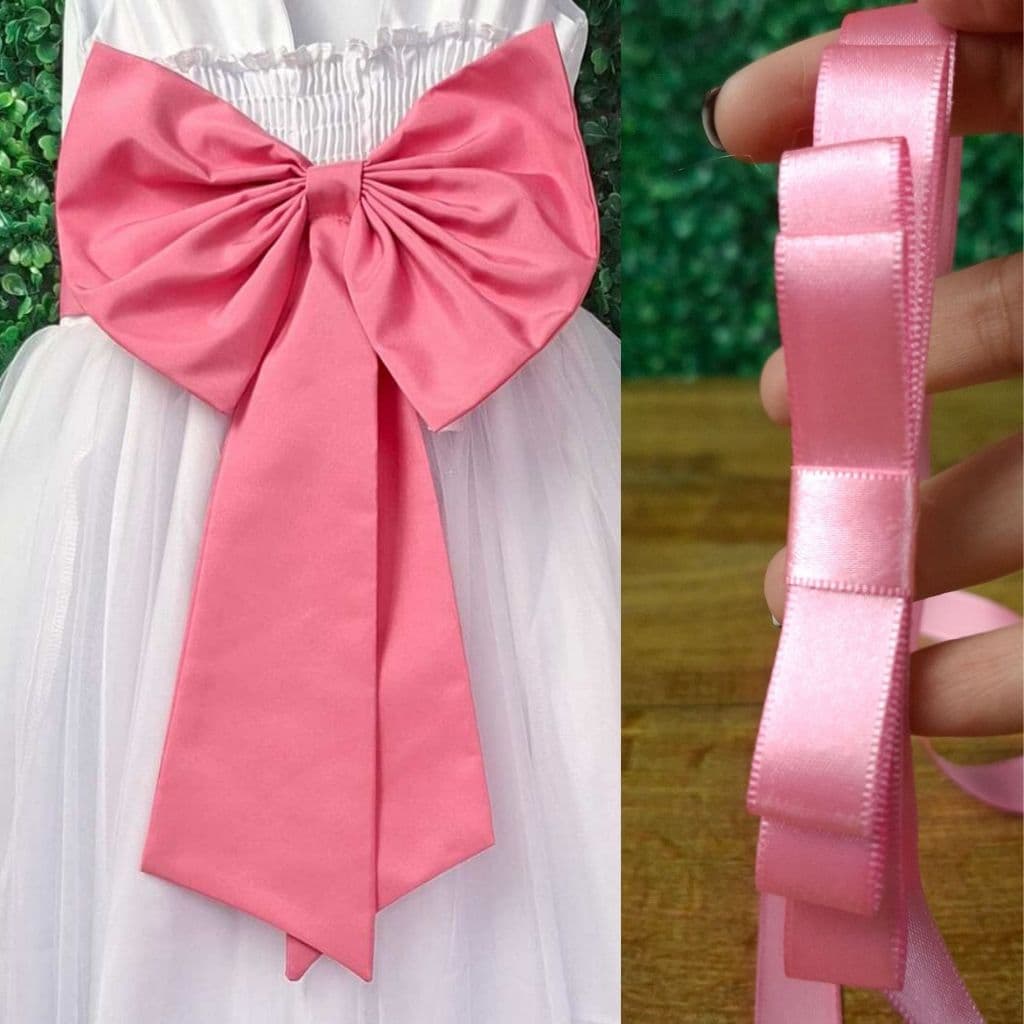 Cinto cetim + Laço noiva acessório em 28 cores para vestido INFANTIL  ref4208