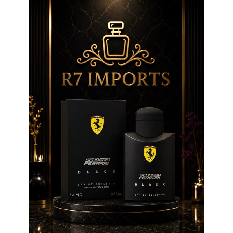 Perfume Scuderia Ferrari Black 125ml Original Lacrado Importado Masculino Para Homem