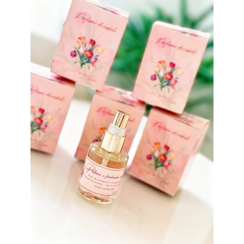 Perfume Capilar Cherry Blossom 30ml | Flor de Cerejeira | Com Óleo de Amêndoas | Hidrata e Alinha os Fios