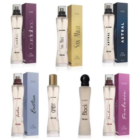 Perfume Deo Colônia 50ml Masculino e Feminino Cordial Cosméticos Original Fragrância Marcante