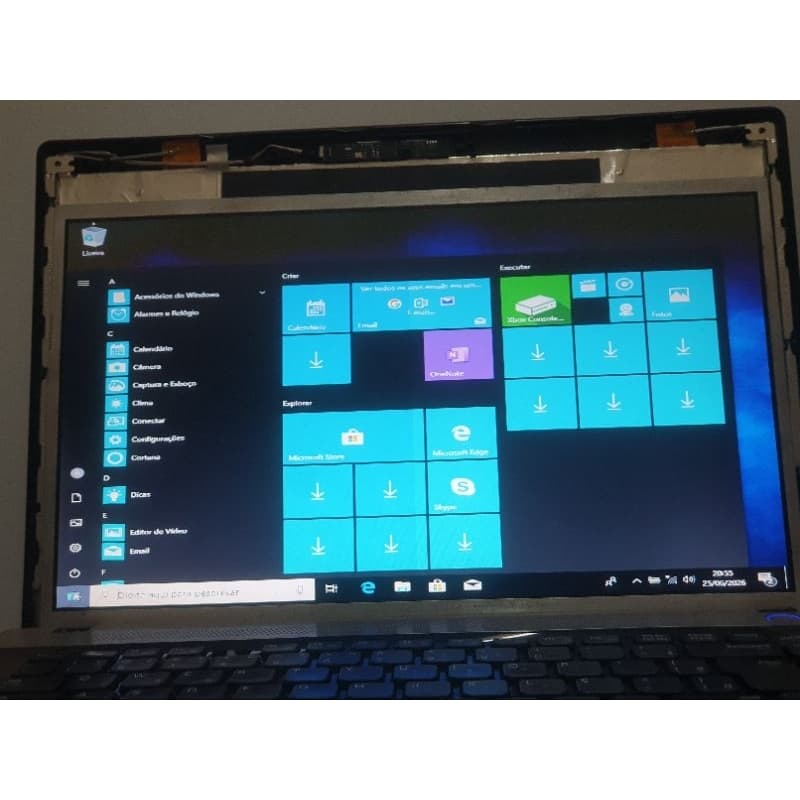 Tela Notebook 14" AUO B140XW01 V.8 40 Pinos Funcionando Com Faixa