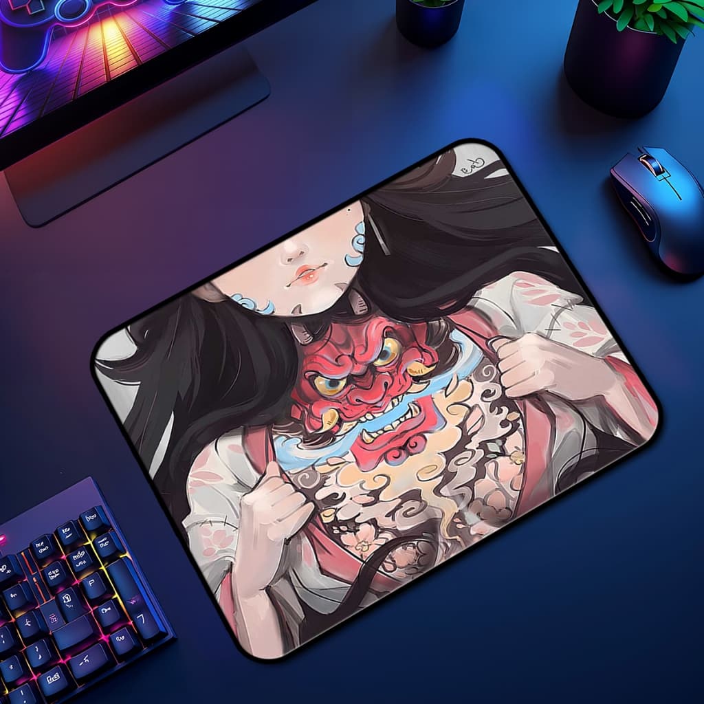 Mouse Pad Gamer Ergonômico Quadrado Antiderrapante 24x26 cm Diversos Modelos Borda Costurada