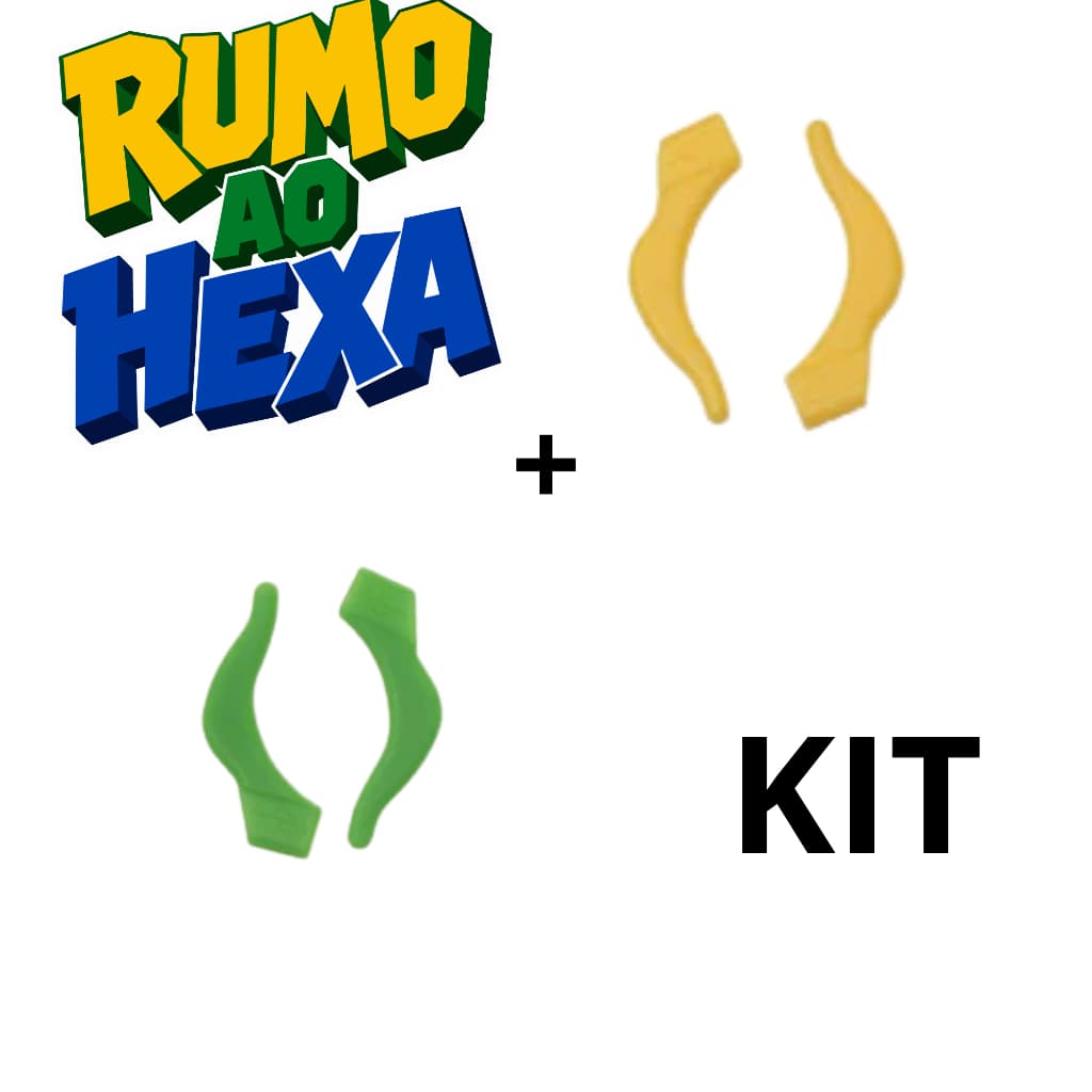 KITS Suporte Trava Armação de Óculos Antiderrapante Silicone Macio Para o Dia A Dia E Esportes