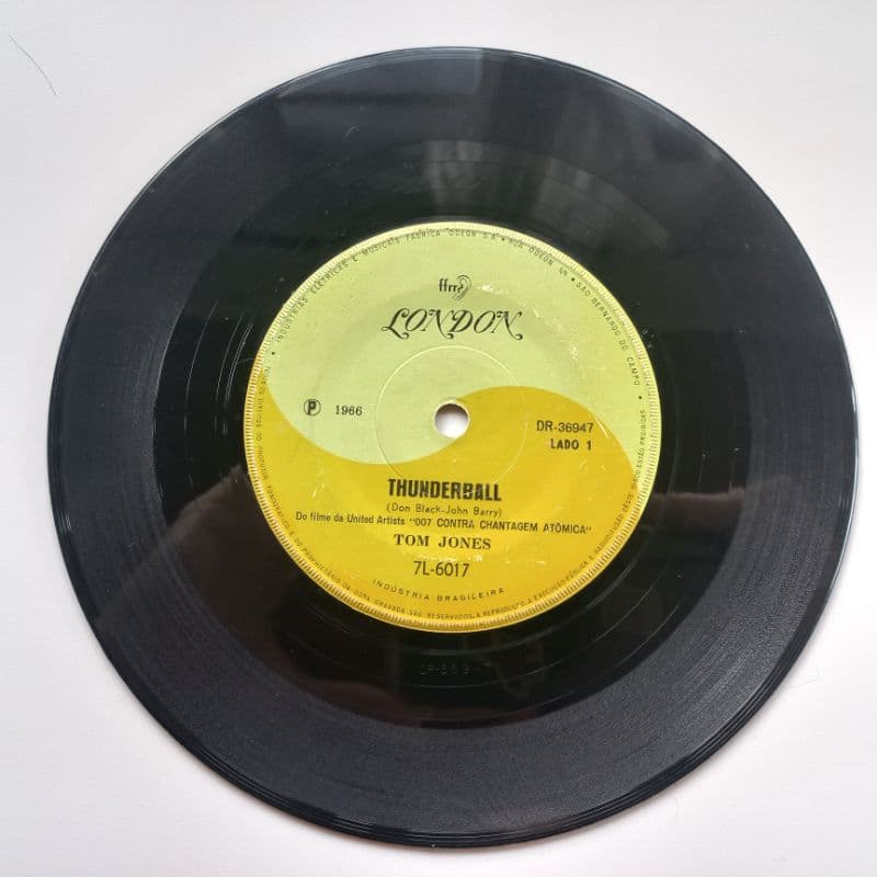 Disco de vinil compacto Tom Jones - Thunderball 007