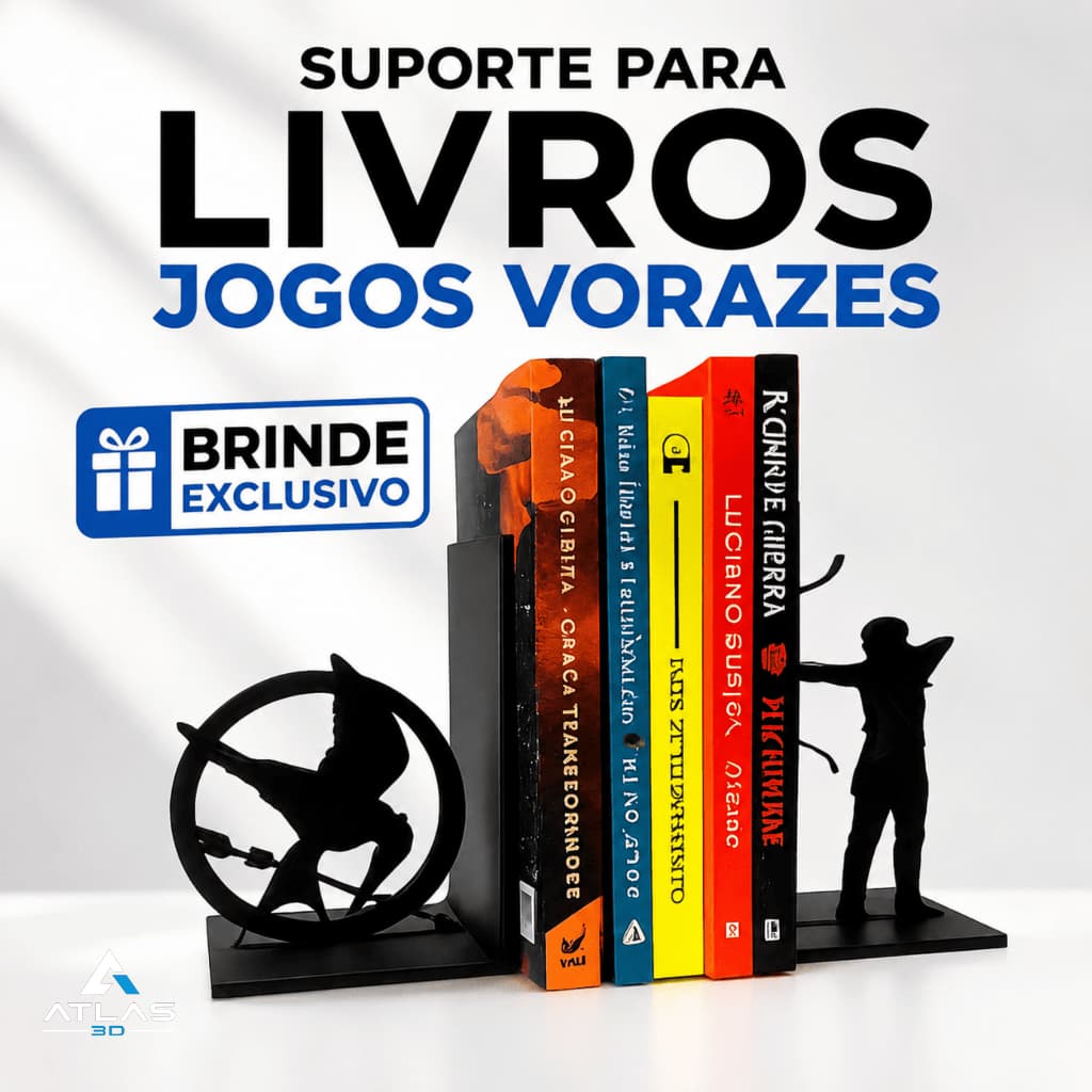 Suporte Para Livros Jogos Vorazes Decorativo Katniss