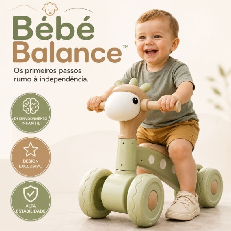 Bicicleta Infantil Sem Pedais Balance Equilibrio Aprendizado Seguro Cordeirinho Criança