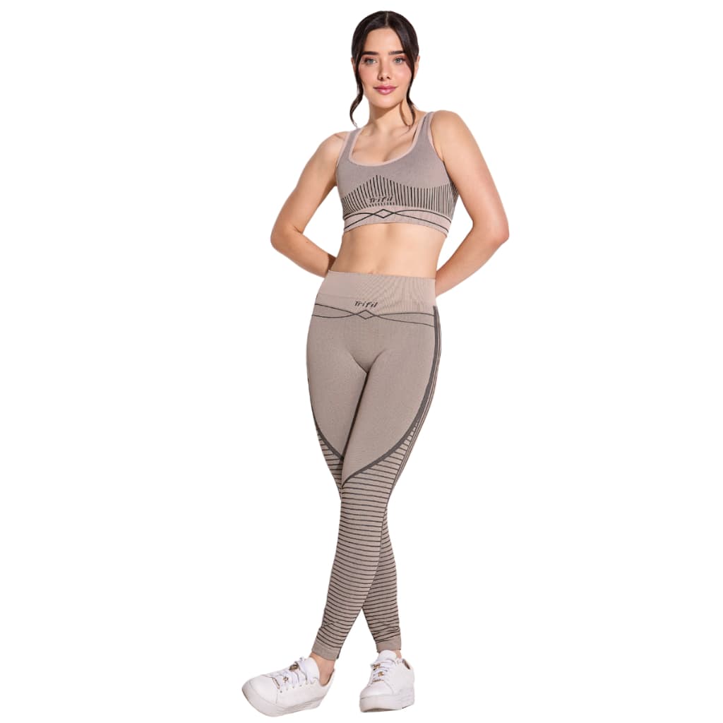 Legging Sem Costura Sport Microfibra Calça Academia Trifil