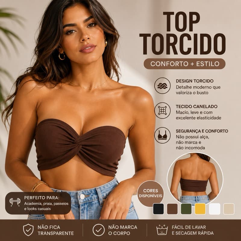 Top Feminino Fitness Casual Sem Alça Confortável Verão Verde Amarelo Cores Tamanho Promoção