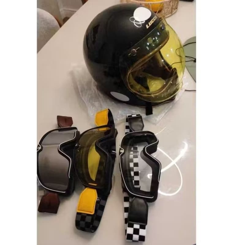 Óculos Proteção 100% Barstow UV400 Motocross Retrô Motociclista Café Racer Moto no Brasil