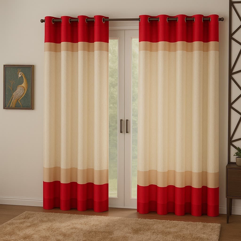 Cortina Dubai 3 Metros com Renda e Ilhós – Elegância e Sofisticação para Sala e Quarto