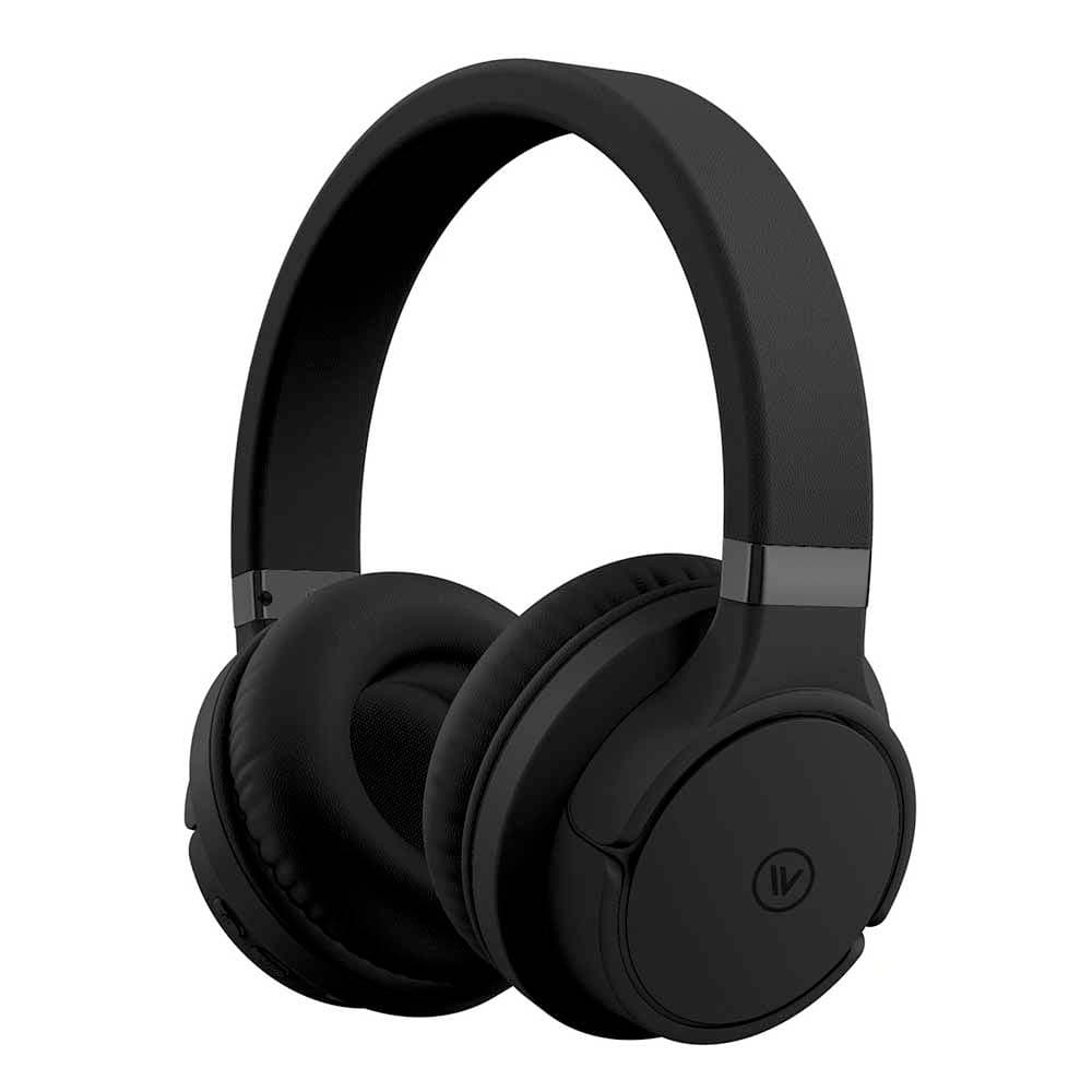 Fone de Ouvido Bluetooth preto com Prata | Elite Bass Headphone iWill