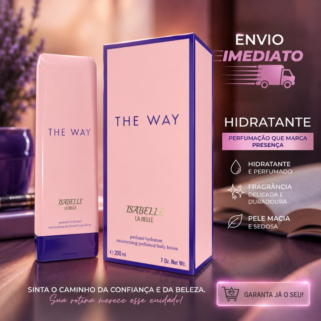 Creme Hidratante Corporal THE WAY 200g Hidratante para pele seca nutritivo