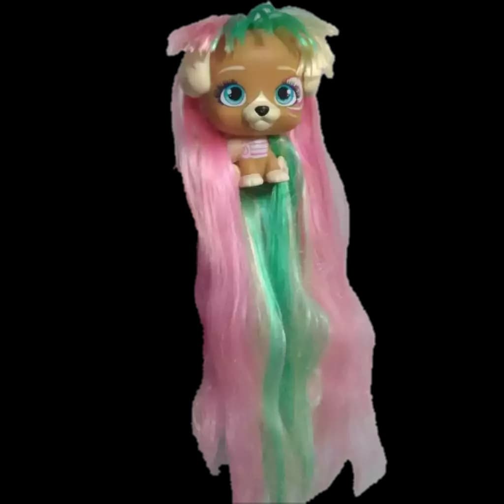 Juliet Bow Power Cabelo Colorido Longo Boneco IMC Toys VIP Pets Color