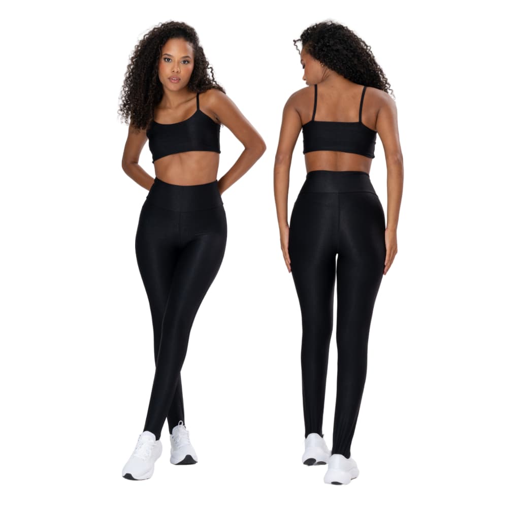 Conjunto Academia Treino Top e Calça Legging Feminino Fitness Luxo Qualidade Internacional