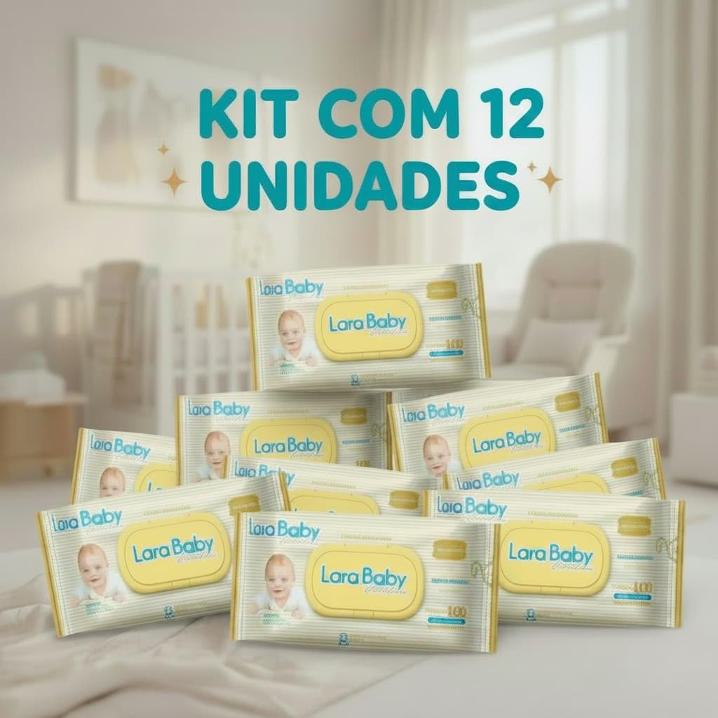 Lenços Umidecidos Da Big Baby Premium Pacote com 100 unidades de Lençinhos
