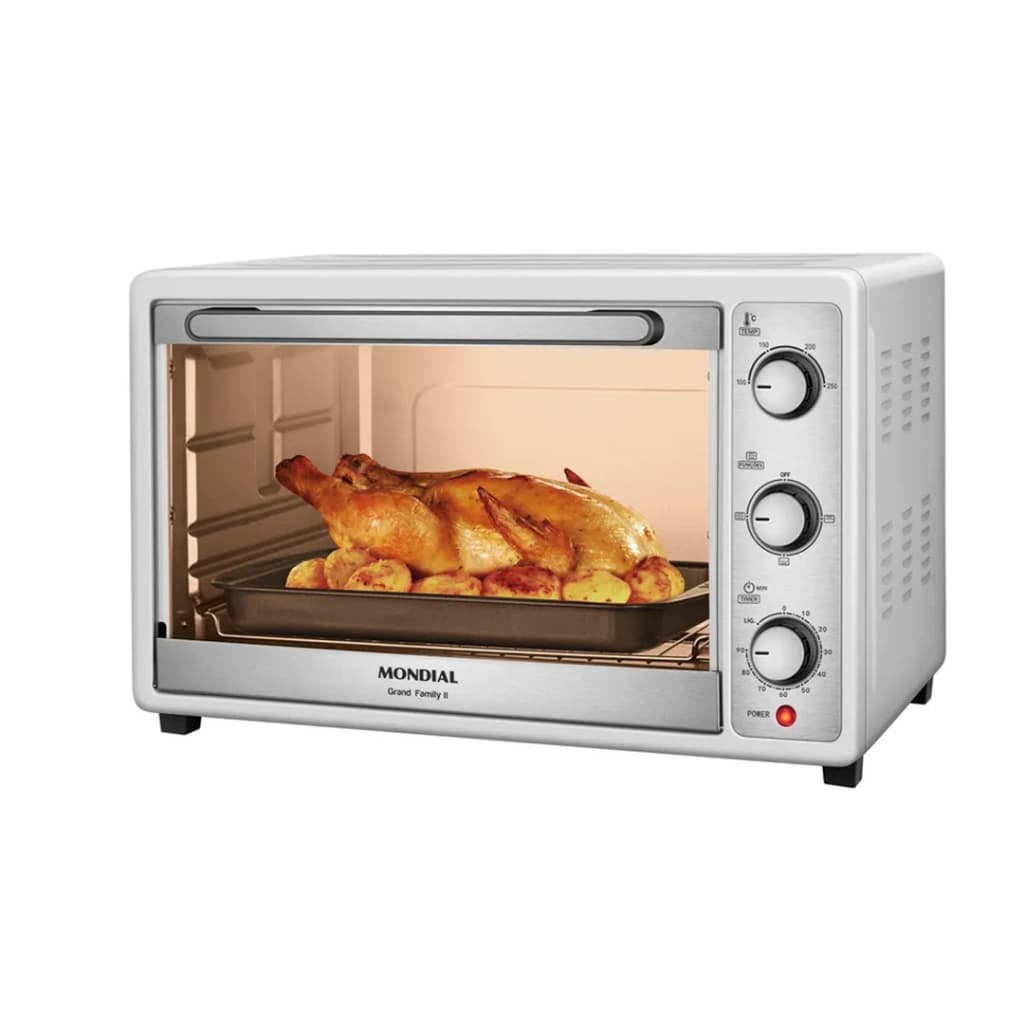 Forno Elétrico Mondial Grand Family II 52L FRN-52-W 1800W