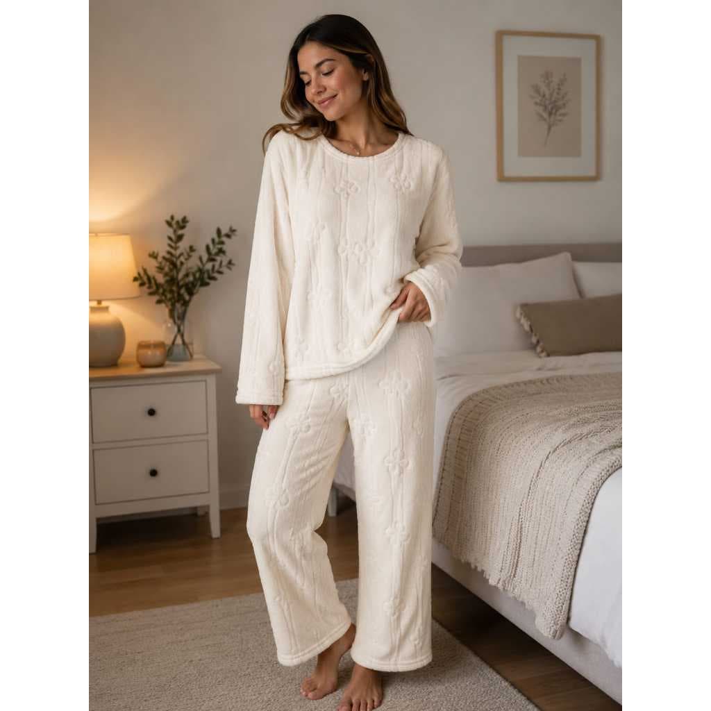 PIJAMA FEMININO ULTRA SOFT PELUCIADO OUTONO/ INVERNO