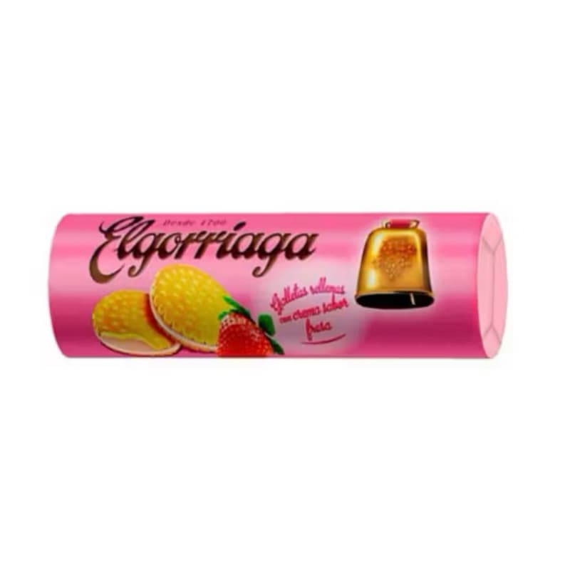Biscoito Com Recheio de Morango Elgorriaga 500 g